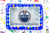 Edmonton Oilers Edible Image Cake Topper Personalized Birthday Sheet Decoration Custom Party Frosting Transfer Fondant