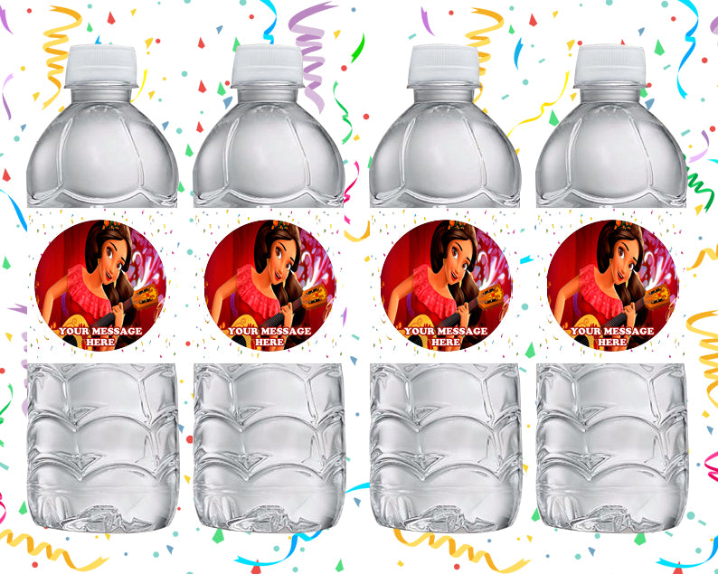 Elena Of Avalor Water Bottle Stickers 12 Pcs Labels Party Favors Supplies Decorations