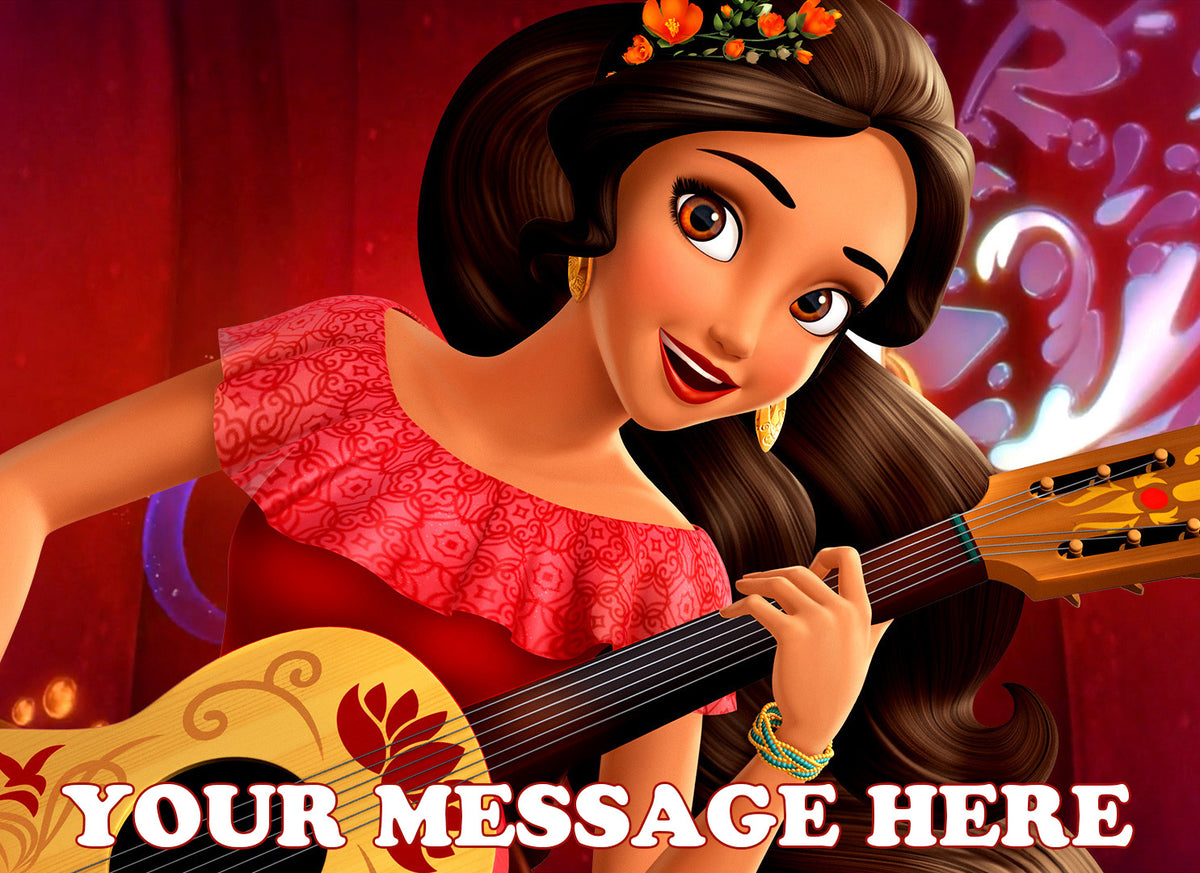 Elena Of Avalor Edible Image Cake Topper Personalized Birthday Sheet Decoration Custom Party Frosting Transfer Fondant