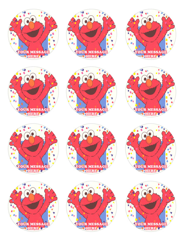 Elmo Edible Cupcake Toppers (12 Images) Cake Image Icing Sugar Sheet - PartyCreationz elmo-edible-cupcake-toppers-12-images-cake-image-icing-sugar-sheet-partycreationz