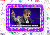 Elton John Edible Image Cake Topper Personalized Birthday Sheet Decoration Custom Party Frosting Transfer Fondant