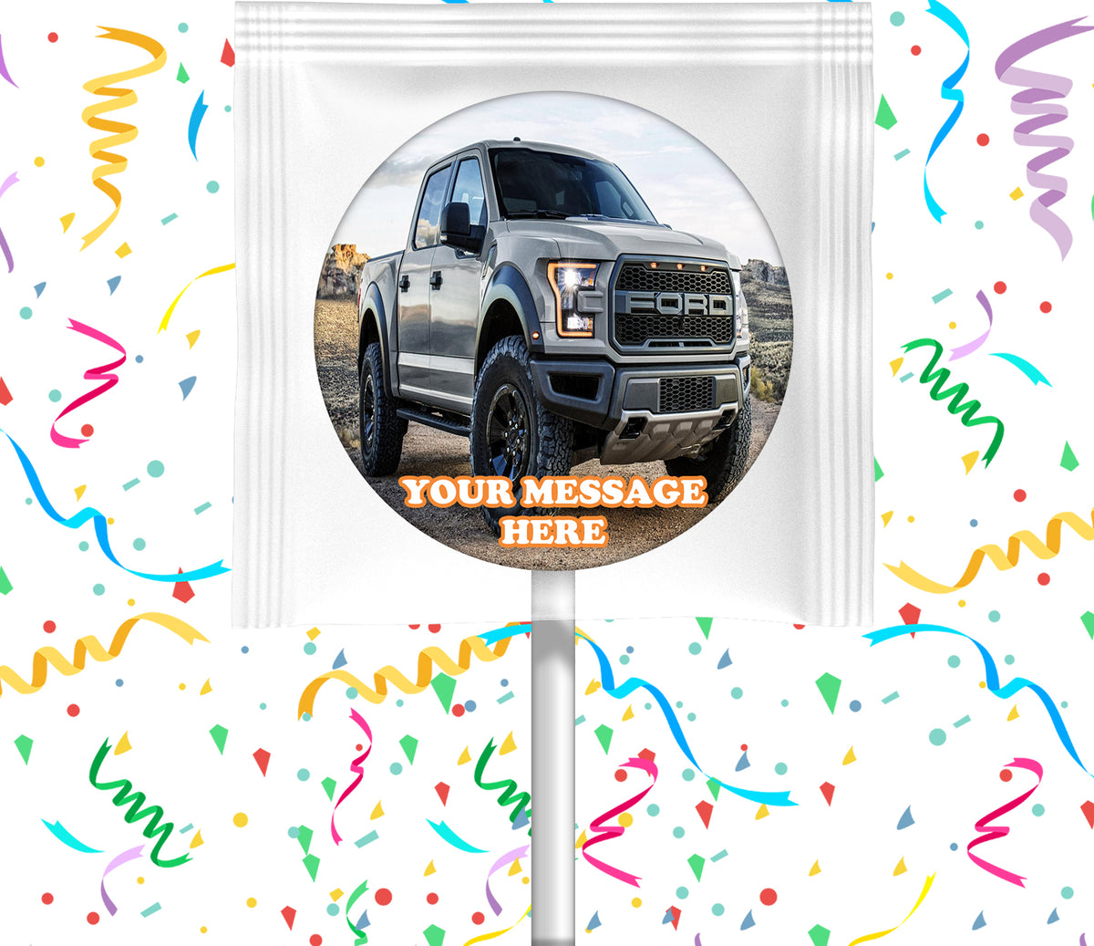 Ford F 150 Lollipops Party Favors Personalized Suckers 12 Pcs