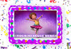Fancy Nancy Edible Image Cake Topper Personalized Birthday Sheet Decoration Custom Party Frosting Transfer Fondant