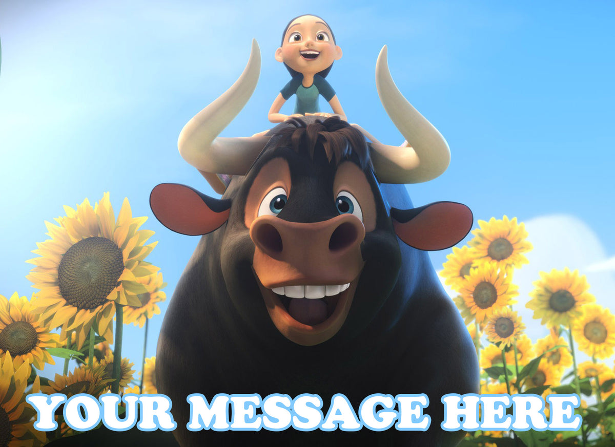 Ferdinand Edible Image Cake Topper Personalized Birthday Sheet Decoration Custom Party Frosting Transfer Fondant