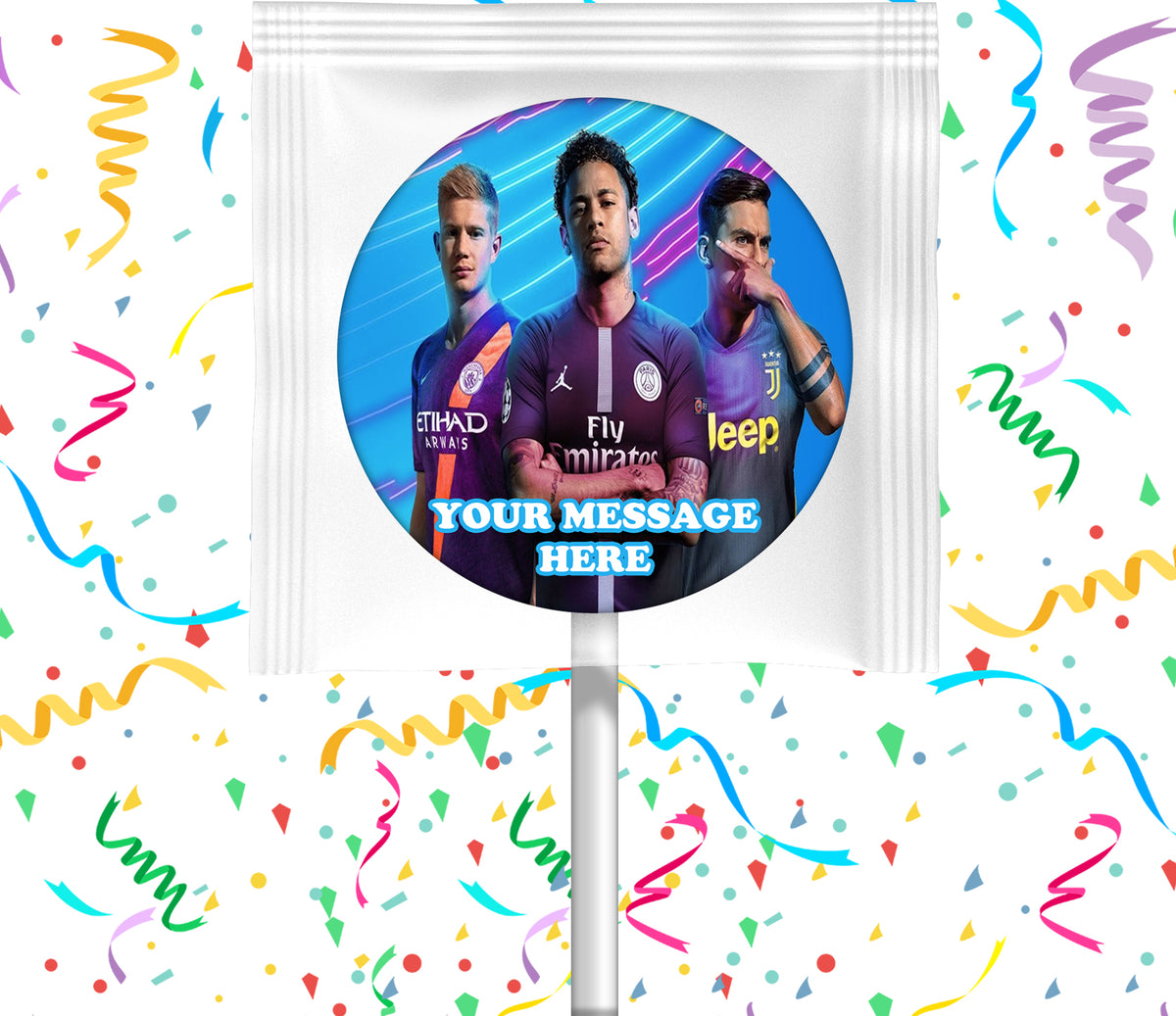 Fifa 19 Lollipops Party Favors Personalized Suckers 12 Pcs