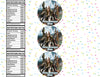Final Fantasy Water Bottle Stickers 12 Pcs Labels Party Favors Supplies Decorations