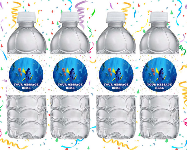 Finding Dory Water Bottle Stickers 12 Pcs Labels Party Favors Supplies ...