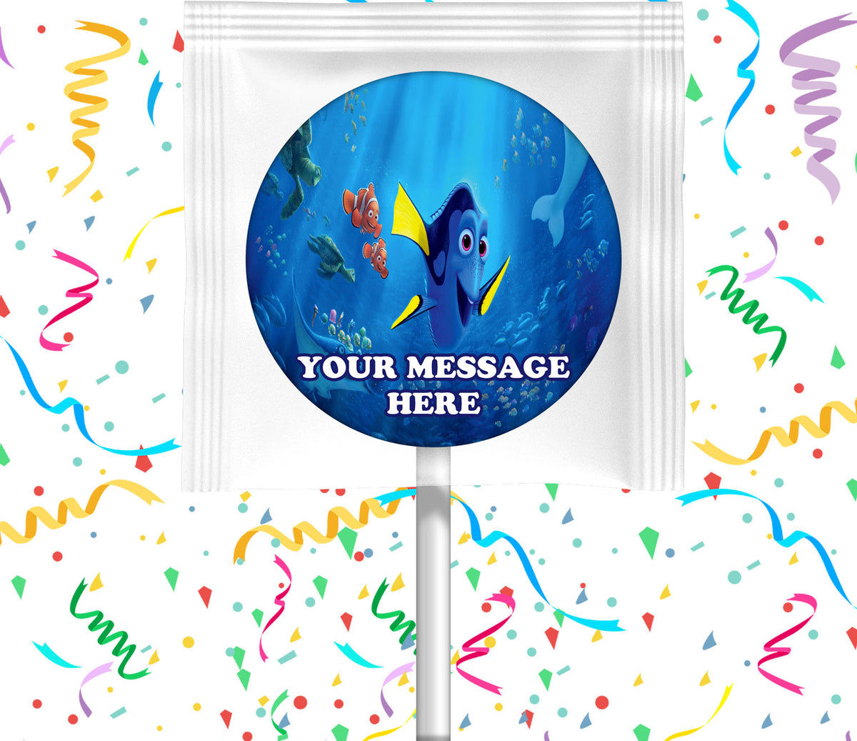 Finding Dory Lollipops Party Favors Personalized Suckers 12 Pcs