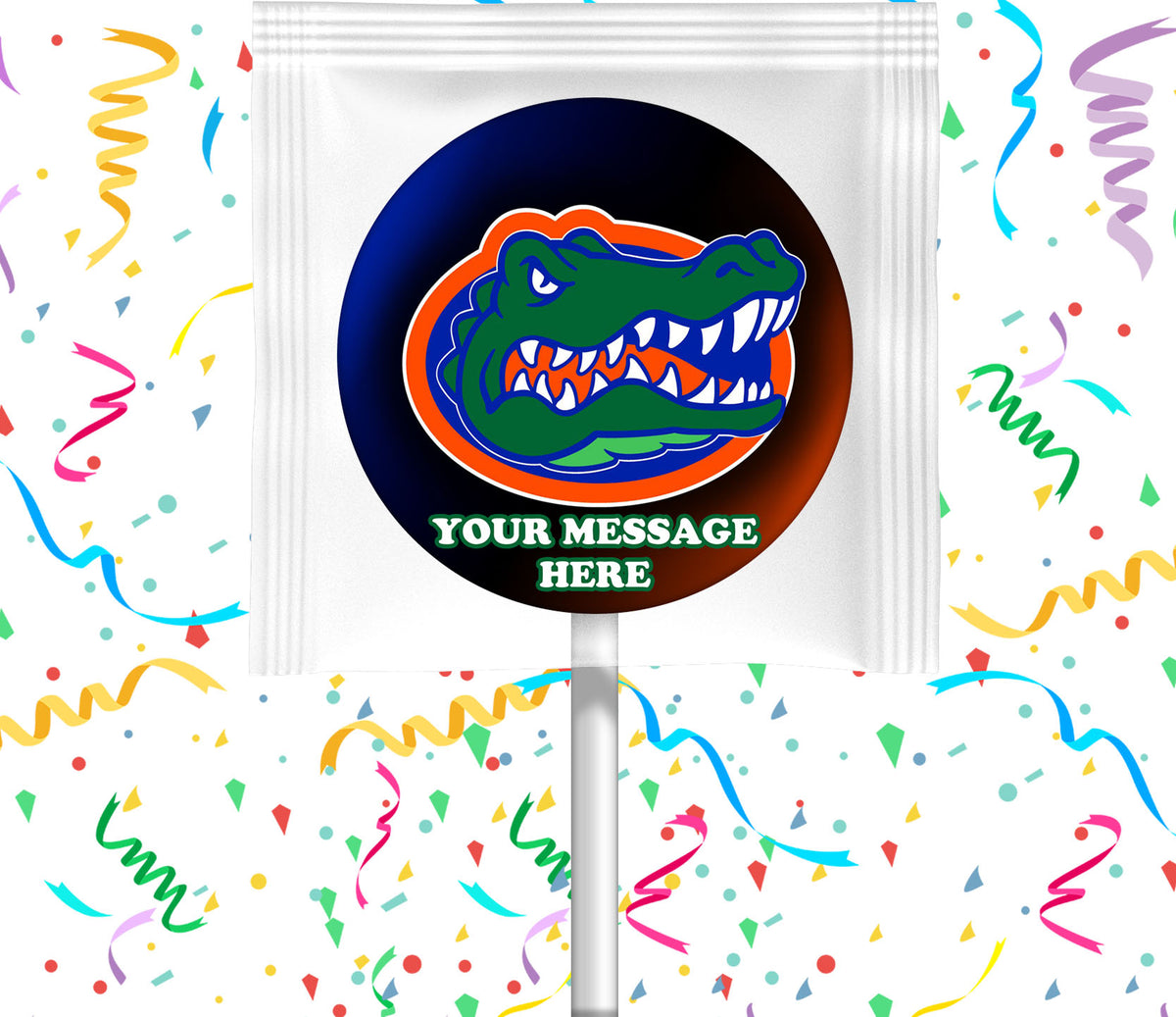 Florida Gators Lollipops Party Favors Personalized Suckers 12 Pcs