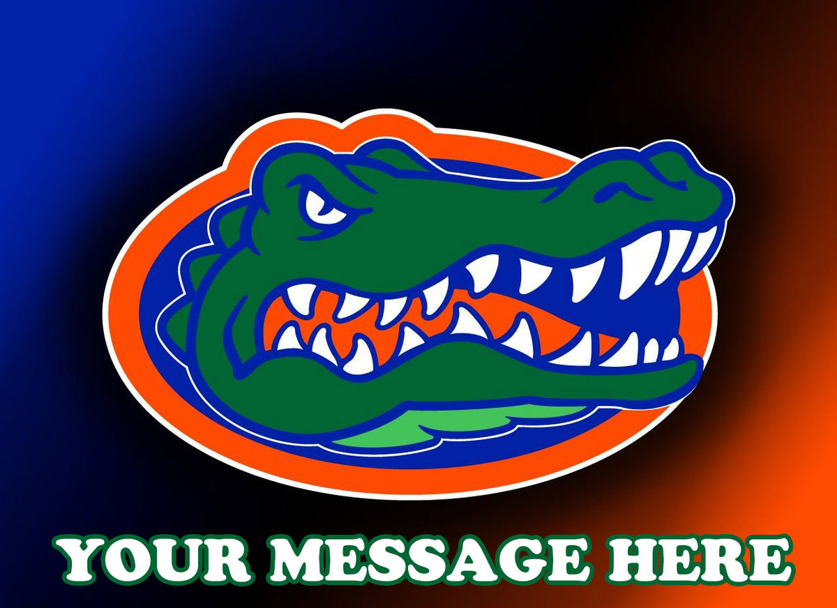 Florida Gators Edible Image Cake Topper Personalized Birthday Sheet Decoration Custom Party Frosting Transfer Fondant