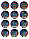 Florida Gators Edible Cupcake Toppers (12 Images) Cake Image Icing Sugar Sheet