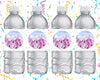 Flowers Water Bottle Stickers 12 Pcs Labels Party Favors Supplies Decorations