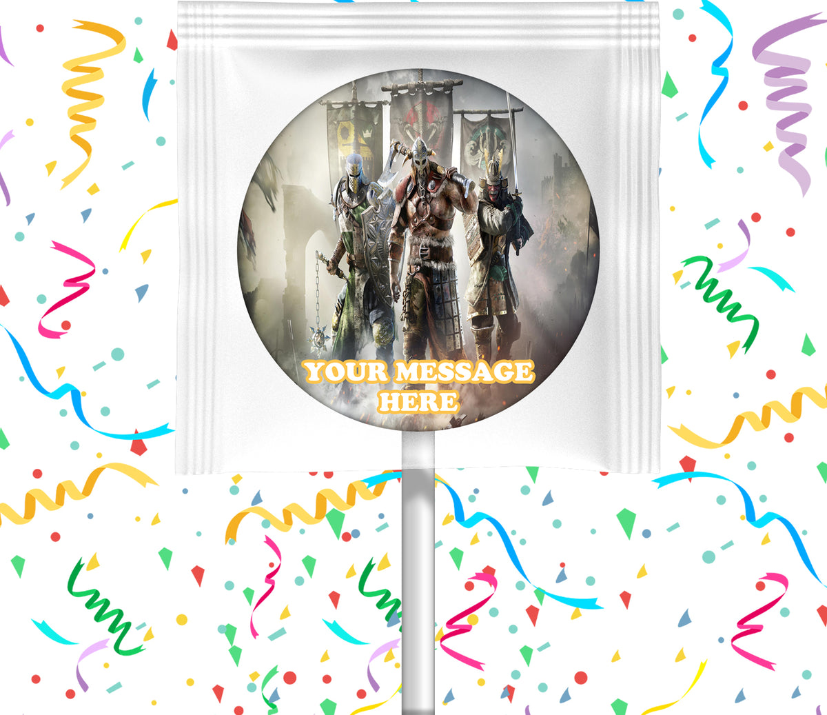 For Honor Lollipops Party Favors Personalized Suckers 12 Pcs