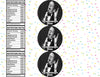 Frank Sinatra Water Bottle Stickers 12 Pcs Labels Party Favors Supplies Decorations