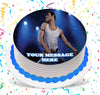 Freddie Mercury Edible Image Cake Topper Personalized Birthday Sheet Custom Frosting Round Circle