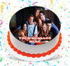 Friends Edible Image Cake Topper Personalized Birthday Sheet Custom Frosting Round Circle
