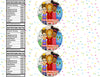 Daniel Tiger's Neighborhood Water Bottle Stickers 12 Pcs Labels Party Favors Supplies Decorations