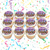 Full House Edible Cupcake Toppers (12 Images) Cake Image Icing Sugar Sheet