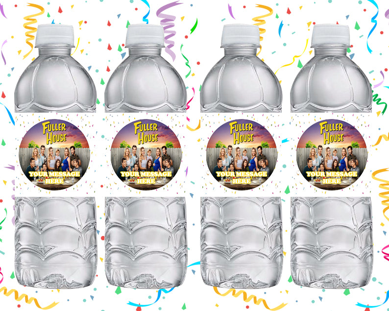 Fuller House Water Bottle Stickers 12 Pcs Labels Party Favors Supplies Decorations