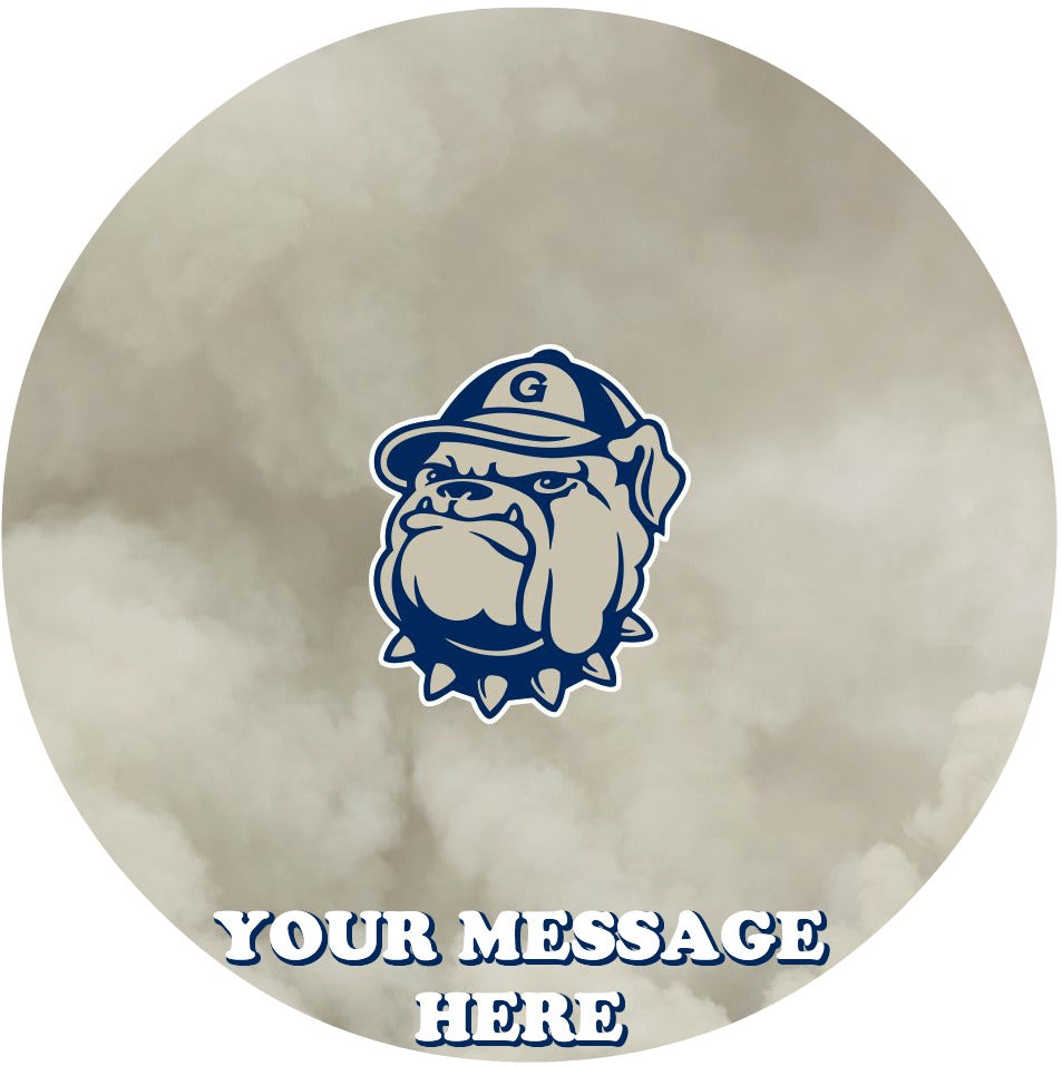 Georgetown Hoyas Edible Image Cake Topper Personalized Birthday Sheet Custom Frosting Round Circle