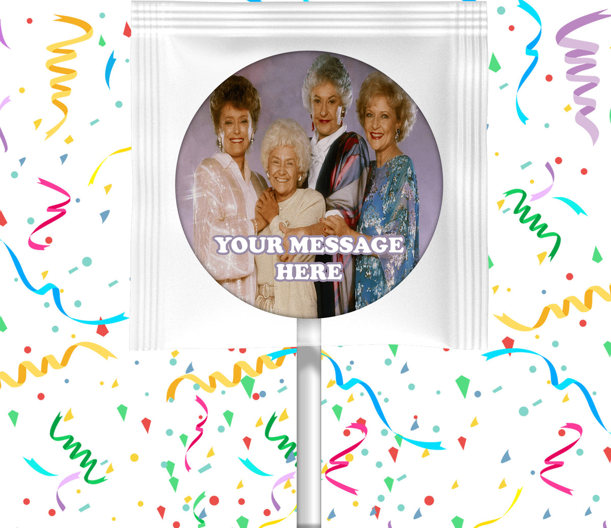 The Golden Girls Lollipops Party Favors Personalized Suckers 12 Pcs