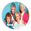 Golden Girls Edible Image Cake Topper Personalized Birthday Sheet Custom Frosting Round Circle