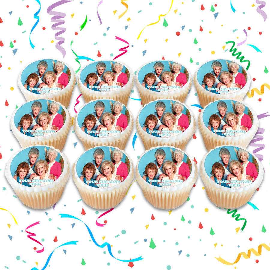 Golden Girls Edible Cupcake Toppers (12 Images) Cake Image Icing Sugar Sheet