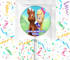 Goldie And Bear Lollipops Party Favors Personalized Suckers 12 Pcs