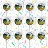 Golf Lollipops Party Favors Personalized Suckers 12 Pcs
