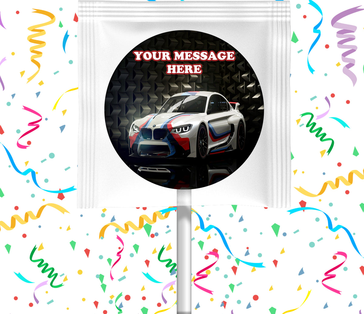 Gran Turismo Lollipops Party Favors Personalized Suckers 12 Pcs