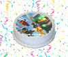 The LEGO Ninjago Movie Edible Image Cake Topper Personalized Birthday Sheet Custom Frosting Round Circle