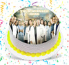 Grey's Anatomy Edible Image Cake Topper Personalized Birthday Sheet Custom Frosting Round Circle