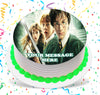 Harry Potter Edible Image Cake Topper Personalized Birthday Sheet Custom Frosting Round Circle