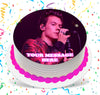 Harry Styles Edible Image Cake Topper Personalized Birthday Sheet Custom Frosting Round Circle