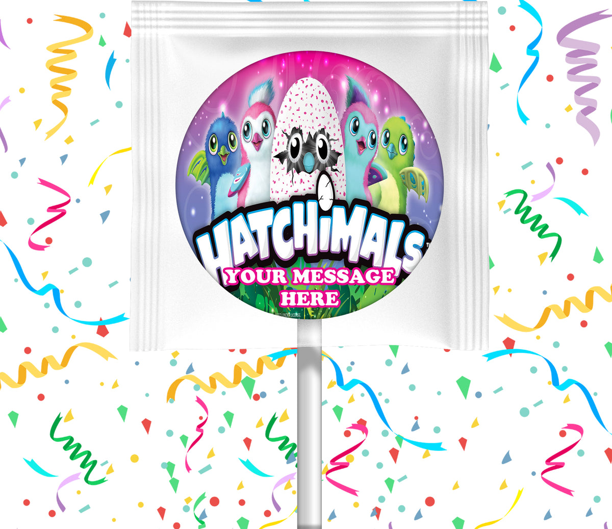 Hatchimals Lollipops Party Favors Personalized Suckers 12 Pcs