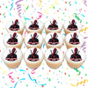 Deadpool Edible Cupcake Toppers (12 Images) Cake Image Icing Sugar Sheet