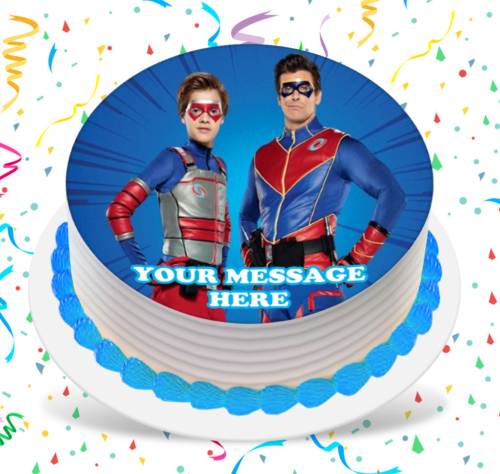 Henry Danger Edible Image Cake Topper Personalized Birthday Sheet Custom Frosting Round Circle