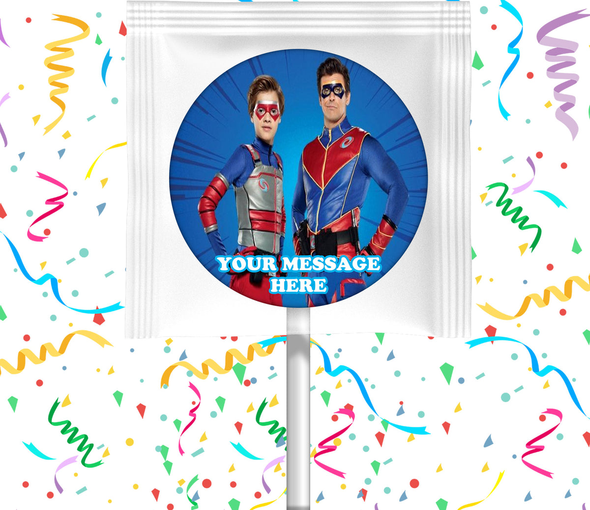 Henry Danger Lollipops Party Favors Personalized Suckers 12 Pcs