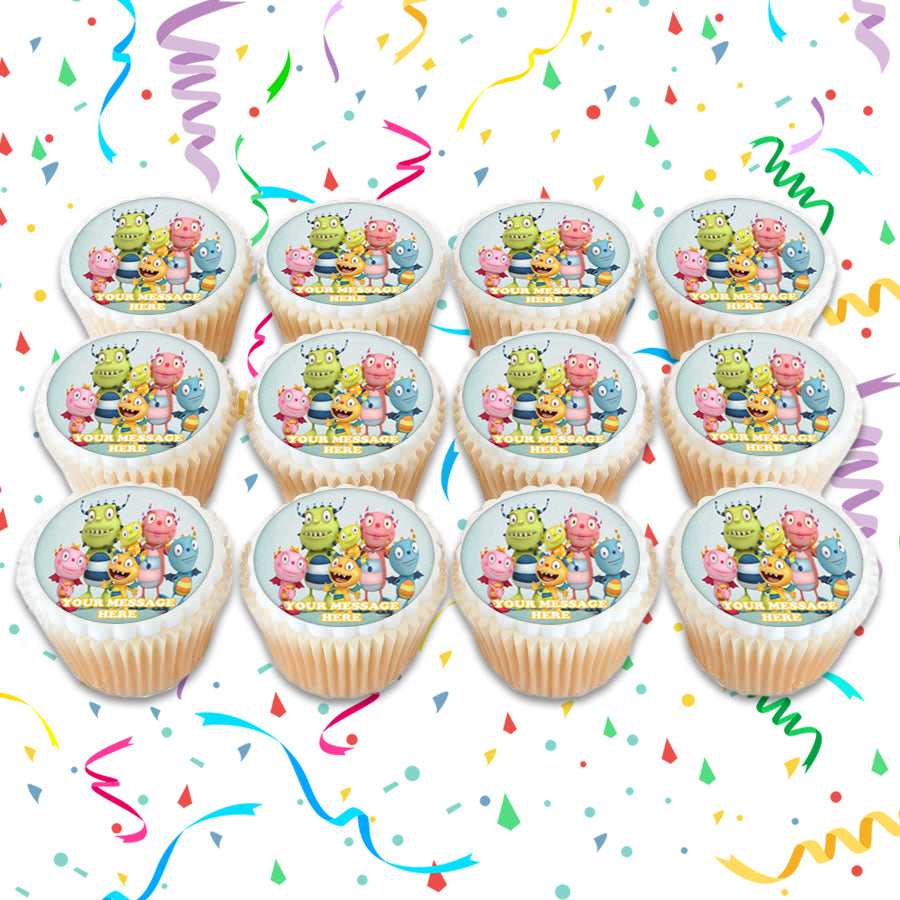 Henry Hugglemonster Edible Cupcake Toppers (12 Images) Cake Image Icing Sugar Sheet