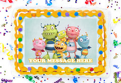 Henry Hugglemonster Edible Image Cake Topper Personalized