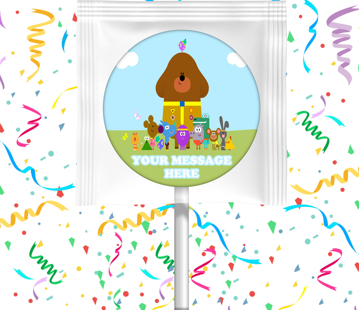 Hey Duggee Lollipops Party Favors Personalized Suckers 12 Pcs