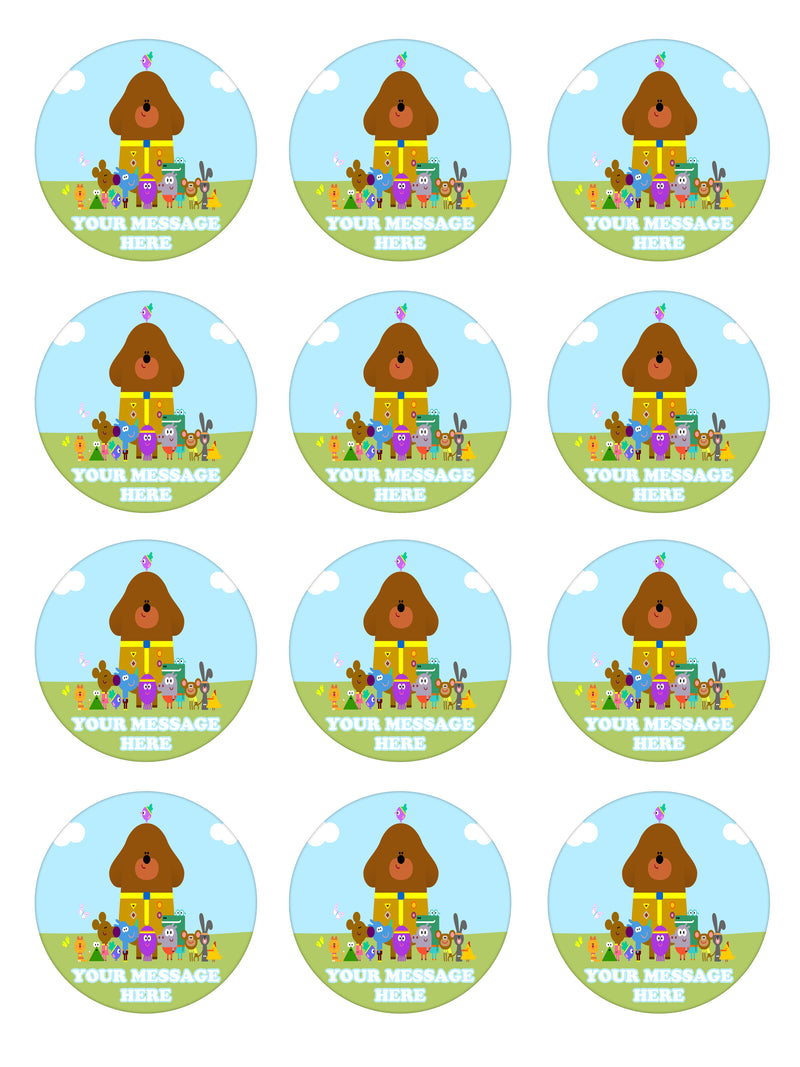 Hey Duggee Edible Cupcake Toppers (12 Images) Cake Image Icing Sugar S ...