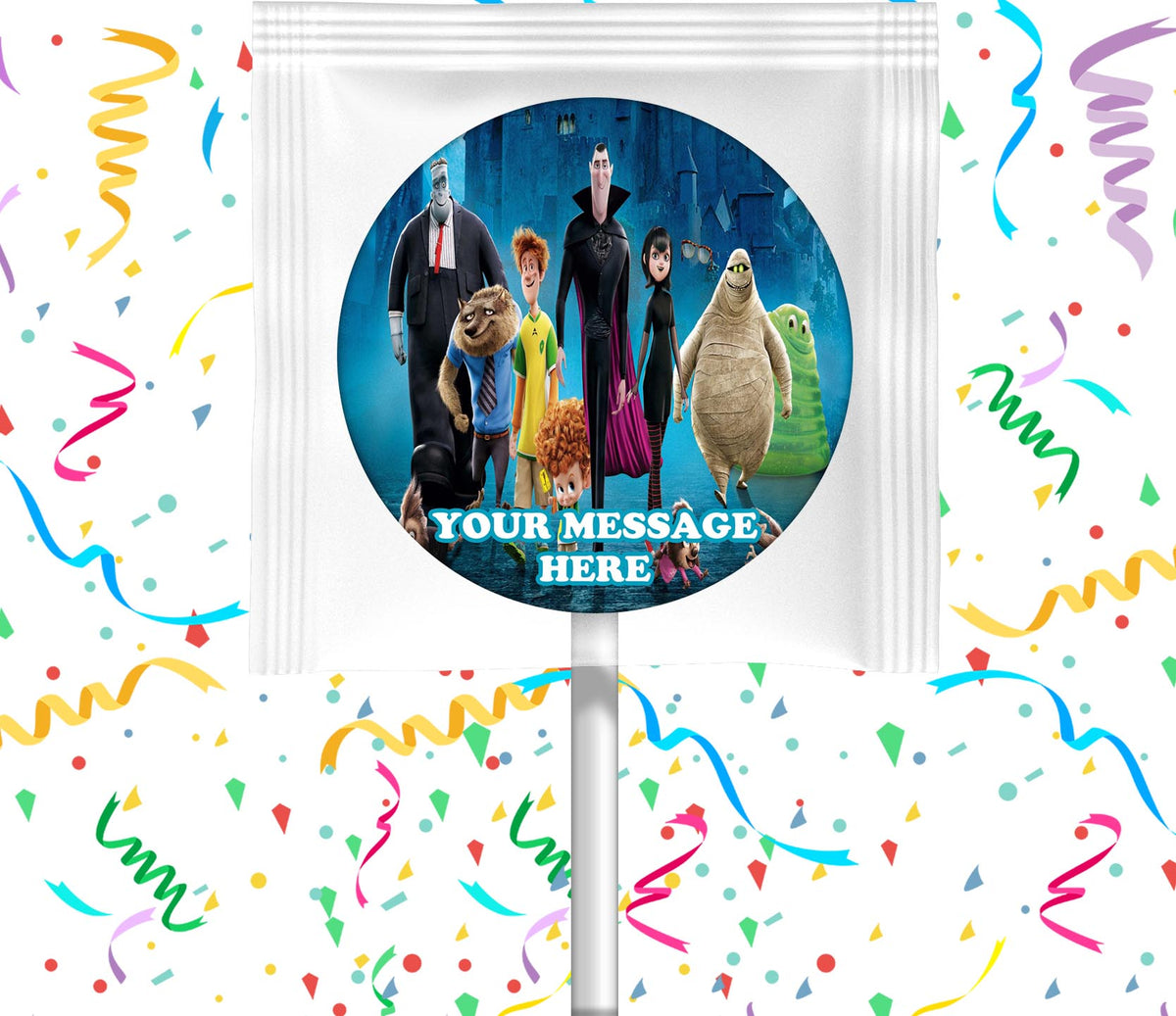 Hotel Transylvania Lollipops Party Favors Personalized Suckers 12 Pcs