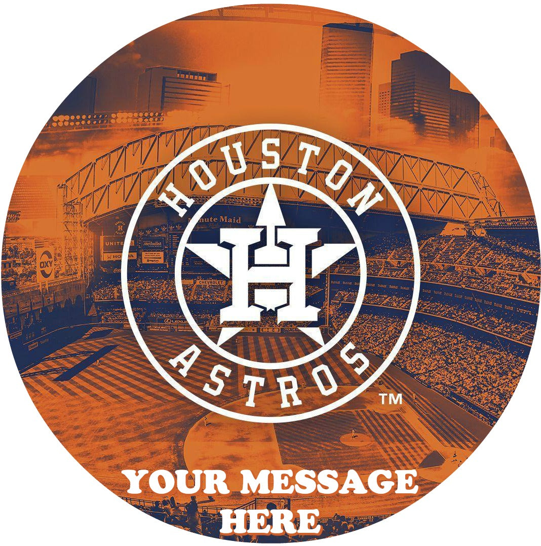 Houston Astros Personalized Edible Print Premium Cake Toppers Frosting –  Edible Toppers & More