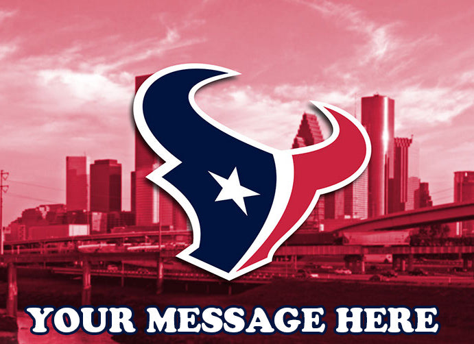 Houston Texans Edible Image Cake Topper Personalized Birthday Sheet Decoration Custom Party Frosting Transfer Fondant