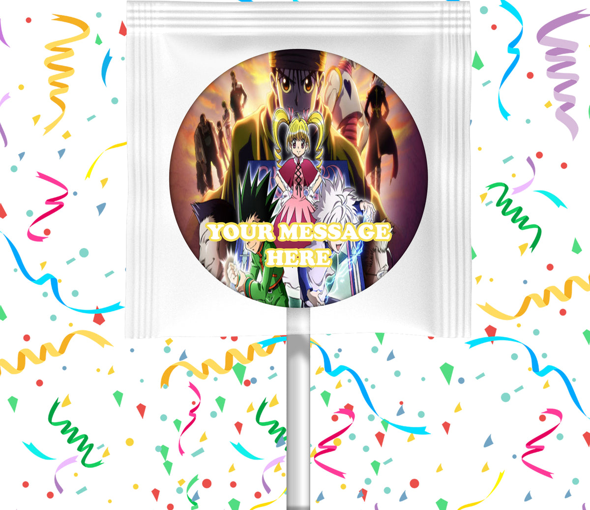 Hunter X Hunter Lollipops Party Favors Personalized Suckers 12 Pcs