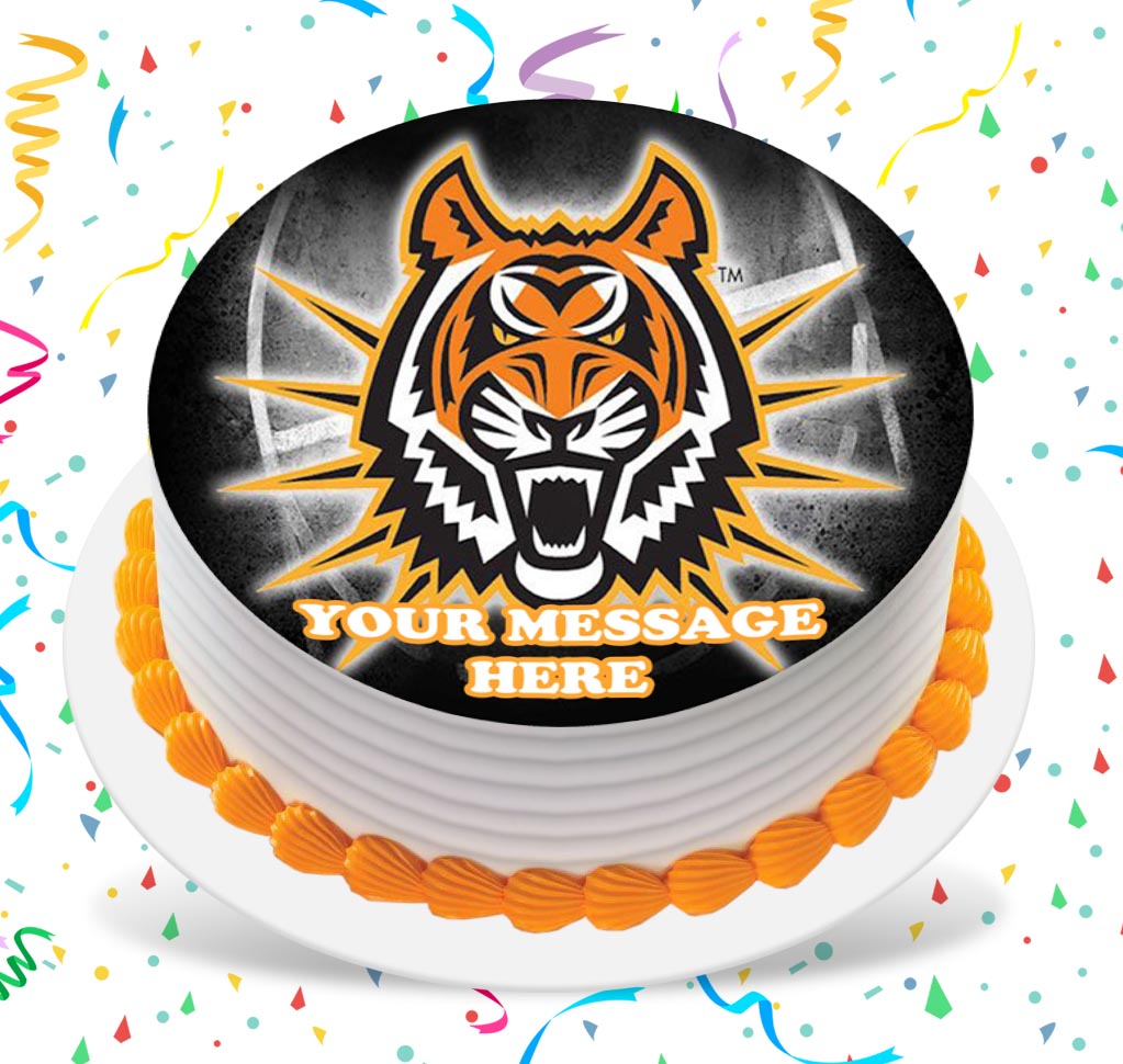 Idaho State Bengals Edible Image Cake Topper Personalized Birthday Sheet Custom Frosting Round Circle