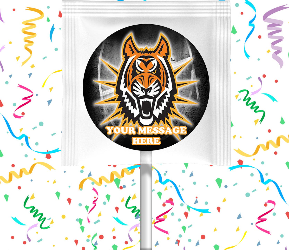 Idaho State Bengals Lollipops Party Favors Personalized Suckers 12 Pcs