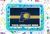 Indiana Pacers Edible Image Cake Topper Personalized Birthday Sheet Decoration Custom Party Frosting Transfer Fondant