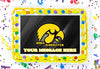 Iowa Hawkeyes Edible Image Cake Topper Personalized Birthday Sheet Decoration Custom Party Frosting Transfer Fondant